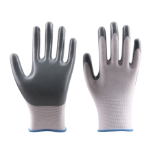Hot selling durable gloves soft non-slip gardening nitrile smooth coated work gloves